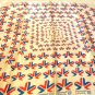 Commonwealth Games XI Canada 1978 souvenir scarf 27 inches red white blue acetate vintage 1604vf