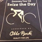 Seize the Day Discovery Tour 2004 cotton/poly navy souvenir scarf 1610vf