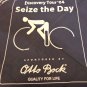 Seize the Day Discovery Tour 2004 cotton/poly navy souvenir scarf 1610vf
