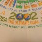 Mystery souvenir scarf Korea The Ultimate Goal Japan 2002 John 3:16 pink world congress 1611vf