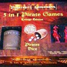 Pirates of the Caribbean Collector's Trilogy Edition 3 in 1 Pirate Games ( Checkers, Chess & Dice )