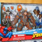 Hasbro Spider-Man Land Attack Battle Packs Action Figure 3 Pack NEW