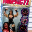 TNA Wrestling Total Nonstop Action Impact Series 4 Rhino Action Figure with Trash can & Barbed Wire