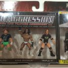 WWE Jakks Micro Aggression Series 6, Carlito, King Booker & Triple H Action Figures New