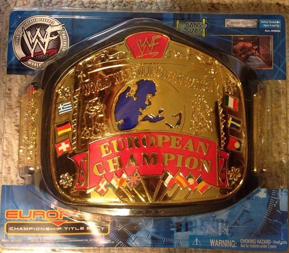 WWE WWF EUROPEAN Championship Jakks Belt 32