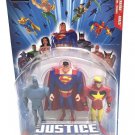 Mattel Justice League Unlimited Action Figure 3-Pack Superman, Starman, Amazo [ Blue Card ]  New