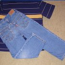 Used - Levis Jeans 4T - adjustable strap