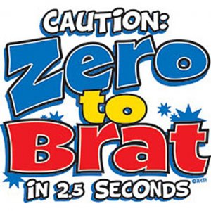 Zero to Brat in 2.5 seconds Kids Tshirt