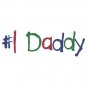 #1 Daddy/ #1 Dad Tshirt. T shirt  sizes 4X Long