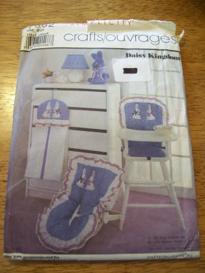 Simplicity 7362  Daisy Kingdom Bunniess & Bows nursery Collection