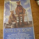 OOP Buster & Mr Brown Shaggy Plush Bears Pattern Indygo Junction