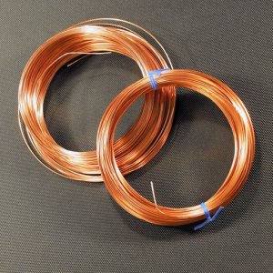Square Copper Wire - 22 Gauge - 50 Feet