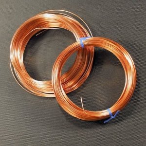 Square Copper Wire - 24 Gauge - 50 Feet