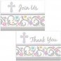 Blessed Day Invitations or Invites and Thank you set  Party Supplies