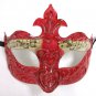 Red Mens Music Masquerade Mardi Gras Mask New Years Eve Halloween