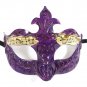Purple Mens Music Masquerade Mardi Gras Mask New Years Eve Halloween
