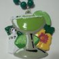 Lime Margarita Buffet Mardi Gras Bead Beads Party Favor Necklace