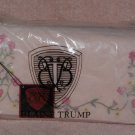 Blaine Trump Pink Linen Embroidered Handbag Purse