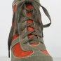 Nina Mid-heeled wedge trainer boot