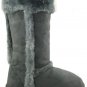 Snug12 Faux suede winter fur boots