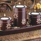 Tri Zen Candle Holder Tray Calming and Elegant