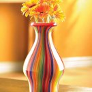 Stunning Hand Made Rainbow Vase