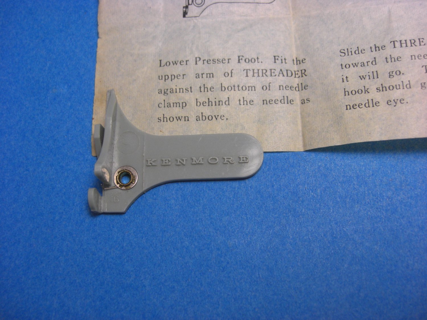 Sears Kenmore Sewing Machine Threader