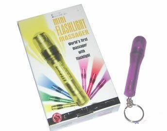 Wireless Flashlight Vibrator Bullet with Flash Massager