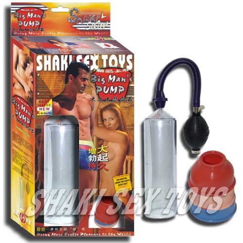 Penis Pump Enlarger with 3 Sleeves & press Measurement