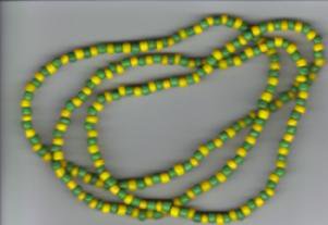 Hand Crafted Orunla Necklace/Bracelet Style A 7 inches Blessed Orisha Santeria