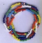 Hand Crafted 7 African Powers Necklace/Bracelet Style A 8 inches Blessed Orisha Santeria