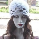 Hand Crochet White Lace Band Ladies Beach Hat  Made to Order Beach Chemo