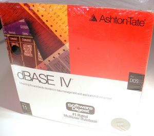 Ashton Tate dBase IV for DOS Version 1.1 New Sealed 5.25 Disks