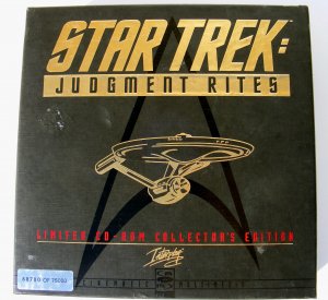 Star Trek: Judgment Rites Limited CD-Rom Collector's Edition (DOS) Case, CD's, Book Included