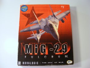 Mig-29 Fulcrum PC GAME with Original Box Win95 Novalogic Complete