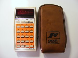 Texas Instruments TI-1270  Vintage Calculator with Case