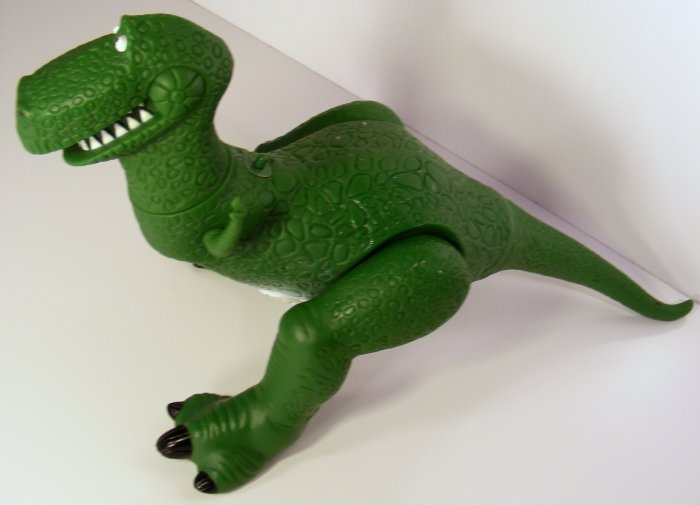 blue toy story dinosaur