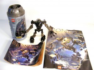 RETIRED  Dark Grey TOA ONUA LEGO TECHNIC BIONICLE 8532 Rare Poster! 2001 B57