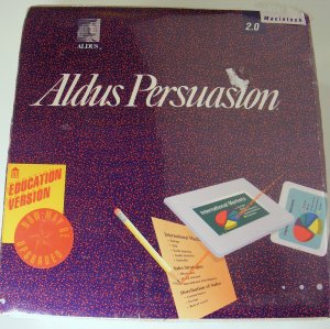 Aldus Persuasion 2.0 for MAC New Sealed