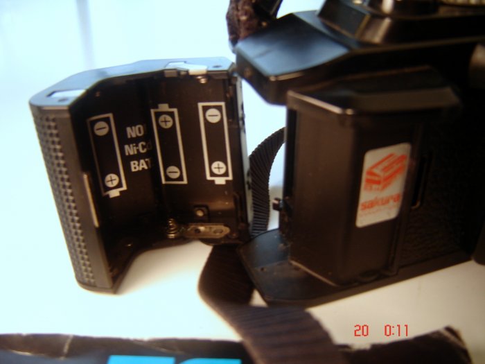 Konica FS-1 SLR 35mm Film Camera with Hexanon AR 40mm F1.8 LensCase and
