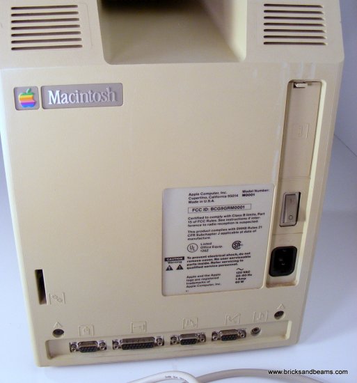 Vintage Apple Fat Mac Computer System M0001 Original Macintosh