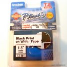 Brother BR PT330 TZ Tape 1 PK Blk on Wht 1.5" TZ261