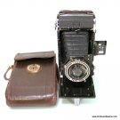 Vintage Zeiss Ikon Nettar 515-2 Folding Camera with Case Derval Novar-Anastigmat  6X9 cm