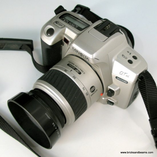 Minolta Maxxum QTsi QT si Autofocus 35mm SLR Film Camera with AF 35 ...