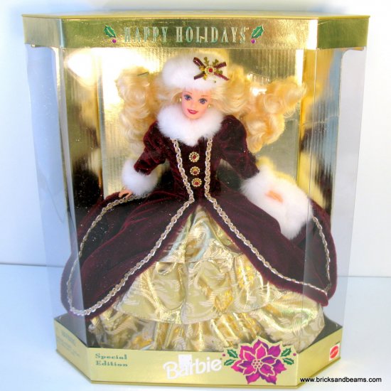 1996 Happy Holidays Barbie Special Edition NRFB NIB MIB