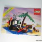 Lego 6260 Pirate Shipwreck Island Set 99% Complete with Instructions 2 Mini-Figs Parrot and Monkey