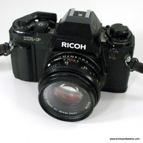 RICOH XR-P Multi Program SLR Film Camera 35MM FILM CAMERA with 1:1.7 ...