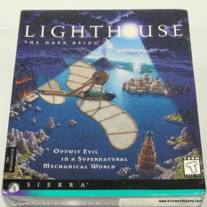 Sierra Lighthouse The Dark Being PC Game 1996 Sealed Big Box