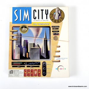 Original SimCity Classic Maxis PC Game 1993 in Box Sim City
