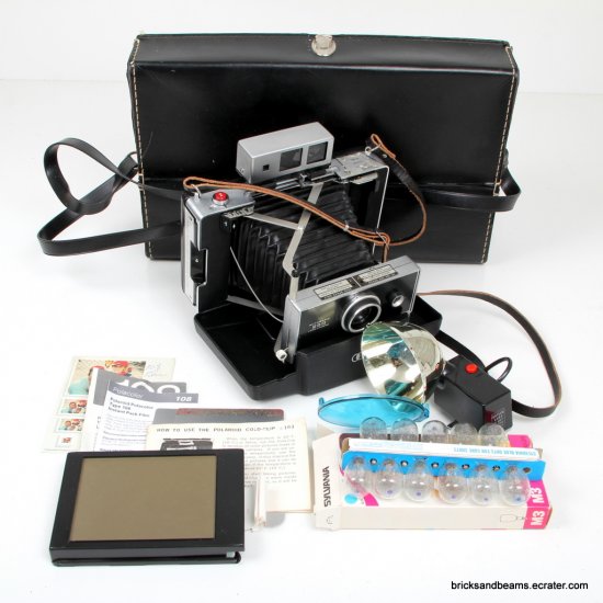 Vintage Polaroid Land Camera Automatic 250 Folding Land Camera w Model